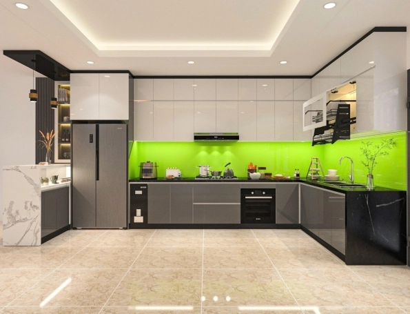Thiết Kế Bếp Nhà Anh Đức – Nhà Bè