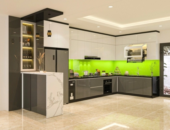 Thiết Kế Bếp Nhà Anh Đức – Nhà Bè