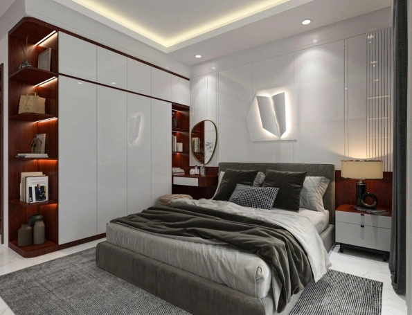 Thiết Kế Phòng ngủ Anh Quốc Bình Tân