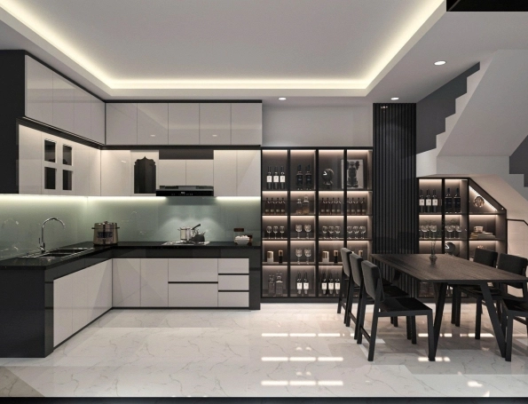 Thiết Kế nhà Anh quốc - đường số 11 Bình Tân