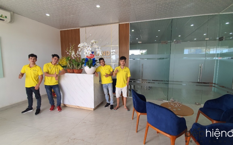 THI CÔNG NỘI THẤT VP HTLAND PHÚ QUỐC
