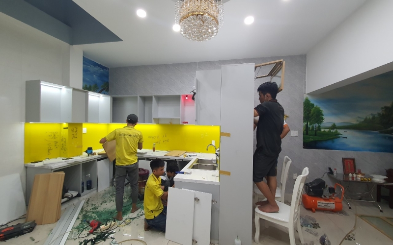 Thi Công Bếp Chị Hoàng Gò Vấp