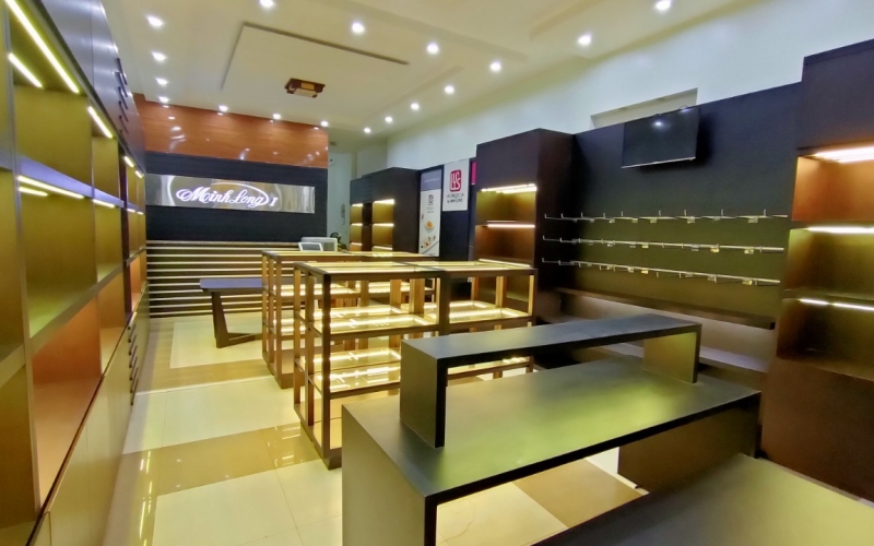 THI CÔNG SHOWROOM GỐM SỨ MINH LONG I - CN QUẢNG NAM