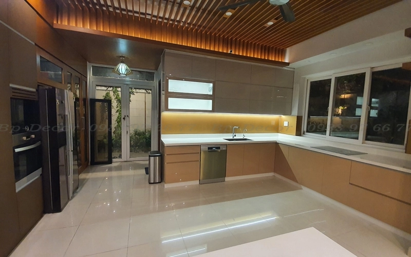 THI CÔNG BẾP BIỆT THỰ ANH QUANG - THỦ ĐỨC