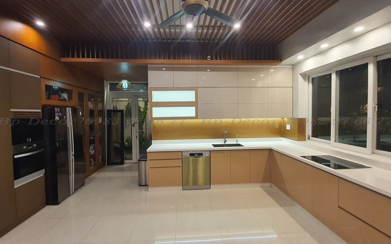 THI CÔNG BẾP BIỆT THỰ ANH QUANG - THỦ ĐỨC
