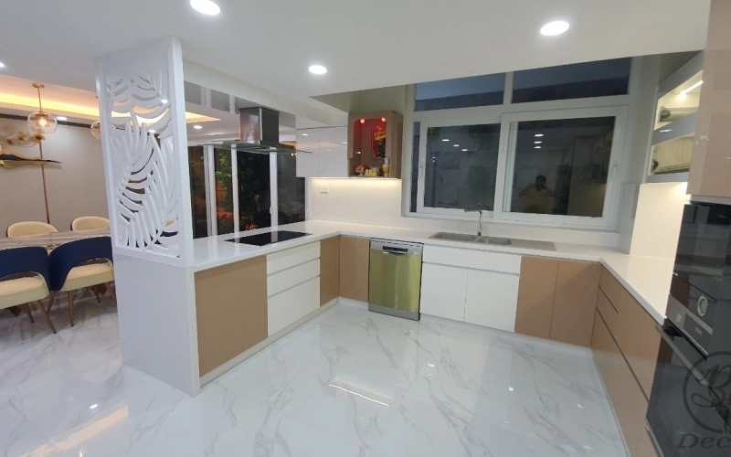 THI CÔNG BẾP BIỆT THỰ ANH ĐỨC HOA - TÂN PHÚ