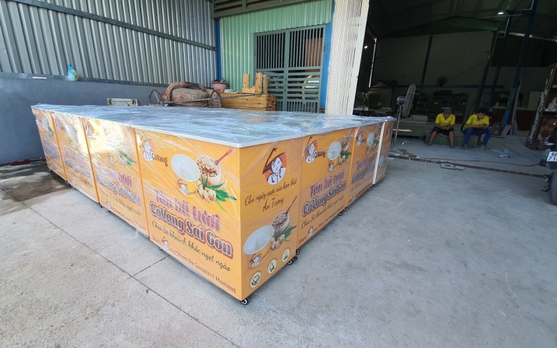 Xe bán hàng hệ thống tàu hũ tươi CoVang