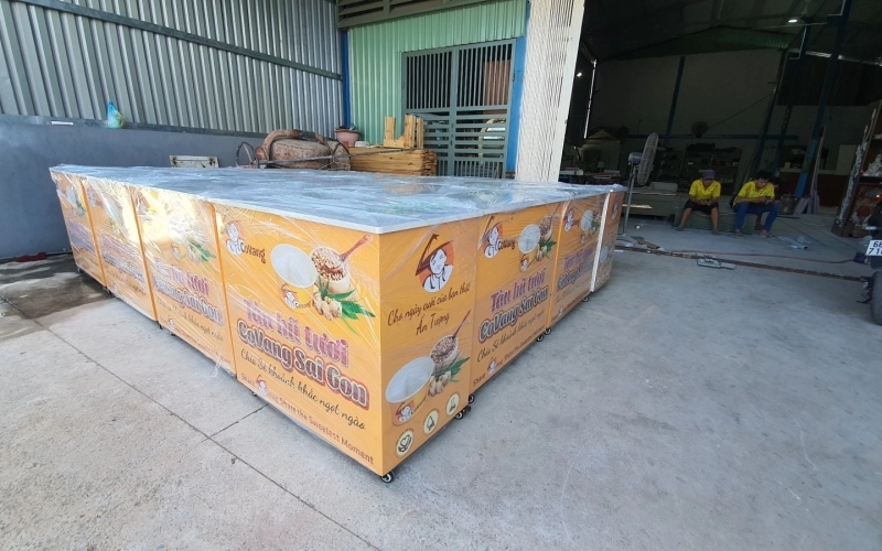 Xe bán hàng hệ thống tàu hũ tươi CoVang