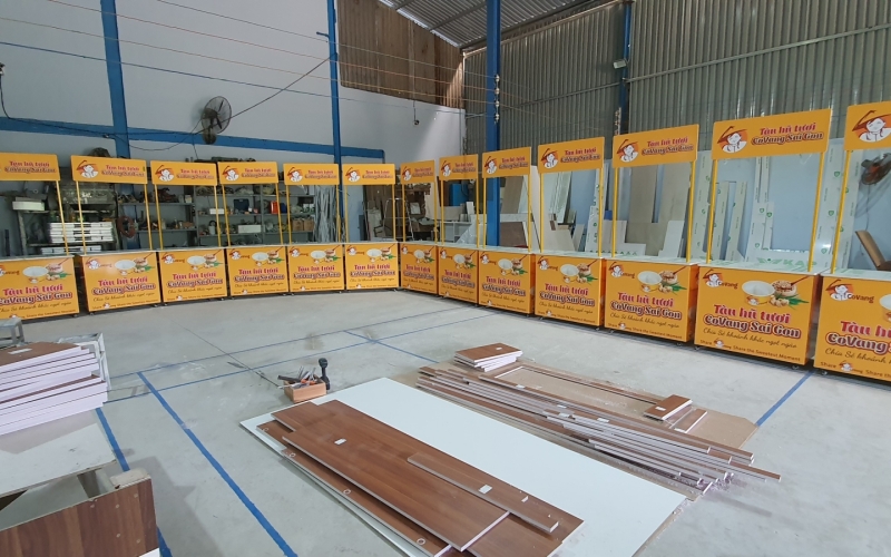 Xe bán hàng hệ thống tàu hũ tươi CoVang