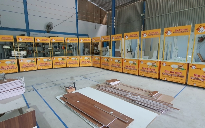 Xe bán hàng hệ thống tàu hũ tươi CoVang