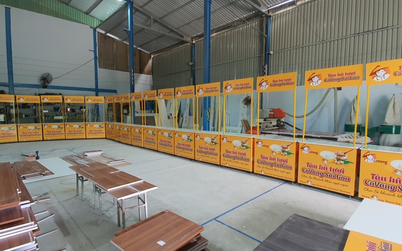 Xe bán hàng hệ thống tàu hũ tươi CoVang