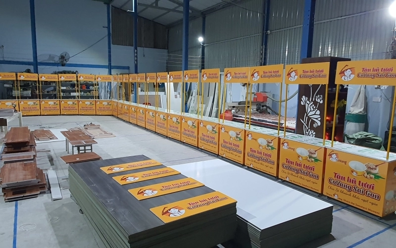 Xe bán hàng hệ thống tàu hũ tươi CoVang