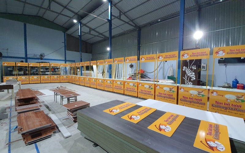 Xe bán hàng hệ thống tàu hũ tươi CoVang